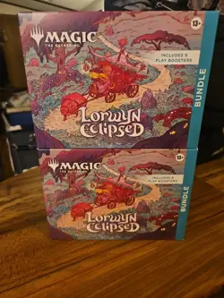 Lot of (2) Magic The Gathering Lorwyn Eclipsed Booster Bundle Box Sealed NEW! - Image 1
