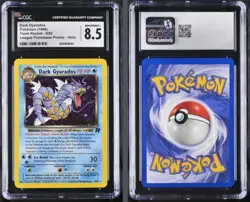 1999 CGC 8.5 Pokemon Team Rocket Dark Gyarados Prerelease Promo Holo #8/82 044 - Image 1