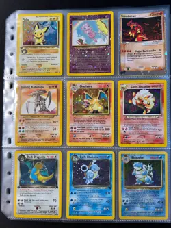 Lot of 90 ALL HOLO Vintage Pokemon Card Binder Collection Charizard - Image 2