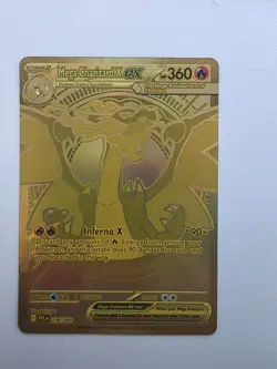 Mega Charizard X Ex 130/094 Gold Secret Rare Phantasmal Flames Pokemon TCG NM! - Image 1