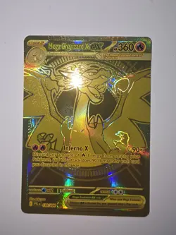 Mega Charizard X Ex 130/094 Gold Secret Rare Phantasmal Flames Pokemon TCG NM! - Image 2