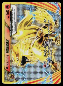 Pokemon Card XY Promo Arcanine BREAK XY180 - Image 1