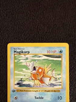 Magikarp Base Set 35/102 1st Edition Shadowless Pokemon TCG Card - Image 2
