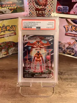 2023 POKEMON SWORD & SHIELD CROWN ZENITH #GG45 FULL ART/DEOXYS VMAX PSA 10 - Image 1