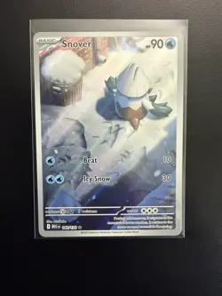 Pokemon 2025 Mega Evolution Snover #140/132 Illustration Rare NM - Image 1