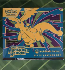 Pokemon TCG Ascended Heroes Pokemon Center ETB Elite Trainer Box Sealed - Image 1