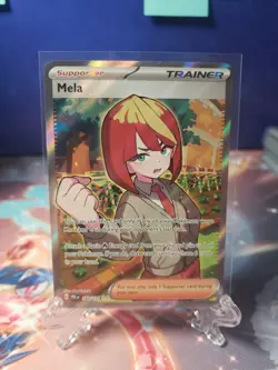 Prismatic Evolutions Mela Full Art 140/131 Ultra Double Rare Pokemon TCG - Image 1