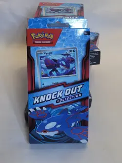 Pokemon TCG Knock Out Collection | Kyogre Promo Factory W/ 2 Packs Sealed Cards - Image 1