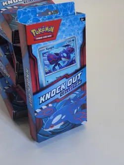 Pokemon TCG Knock Out Collection | Kyogre Promo Factory W/ 2 Packs Sealed Cards - Image 2