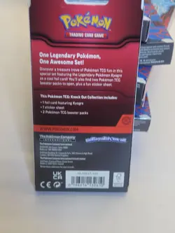 Pokemon TCG Knock Out Collection | Kyogre Promo Factory W/ 2 Packs Sealed Cards - Image 4