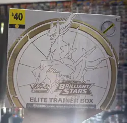 Pokemon TCG Sword & Shield Brilliant Stars Elite Trainer Box - 8 Packs (85012) 820650850127 - Image 1