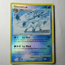 Glaceon 20/100 Platinum Holo Rare Pokemon TCG - Image 1