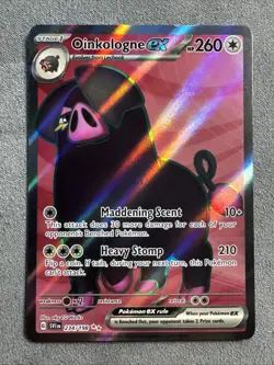 Pokemon TCG Oinkologne ex 234/198 Scarlet & Violet Base Full Art Ultra Rare Holo - Image 1