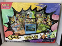 Pokemon Mega Evolution Ascended Heroes First Partners Deluxe Pin Collection - Image 1