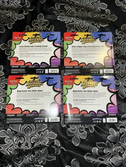 (4) Pokemon Ascended Heroes Tech Sticker Collection &Blister Pack Lot Sealed New - Image 2