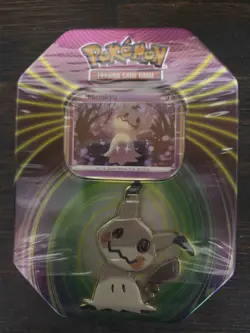 Pokemon TCG - Mighty Mysterious Tin/Knockout Tin [Mimikyu] [Factory-Sealed] - Image 1