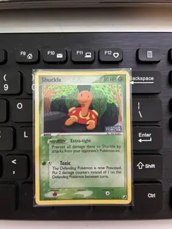 Pokemon TCG Shuckle 47/115 Unseen Forces Reverse Holo stamped - Image 1