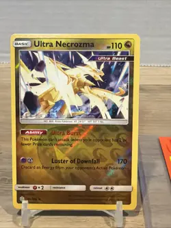 2019 Pokemon Ultra Necrozma - SM - Cosmic Eclipse - 164/236 - Reverse Holo - NM - Image 4
