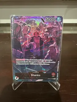 One Piece Card Game-Shanks Alt Art Leader 2nd Anniversary Set Op09-001 English - Image 1