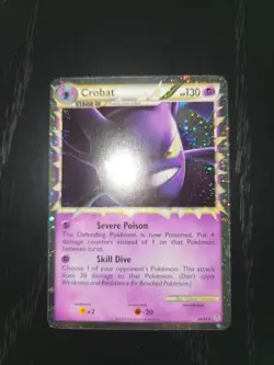Crobat 84/95 HS Unleashed Pokemon card TCG - Image 2