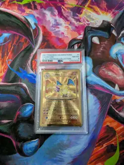 2021 POKEMON CELEBRATIONS ULTRA-PREMIUM COLLECTION #4 CHARIZARD PSA 8 - Image 3