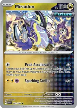 Pokemon Temporal Forces - Miraidon 121/162 - NM/M - Regular Single - Image 1