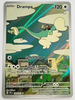 Drampa 184/162 Illustration Rare Pokemon TCG Temporal Forces NM - Image 1