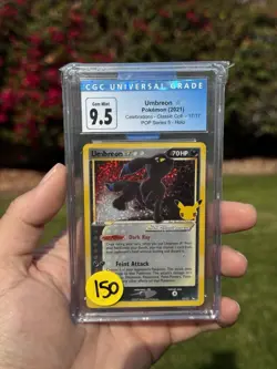 CGC 9.5 Umbreon Gold Star Celebrations 17/17 POSSIBLE PSA 10 Pokemon - Image 1