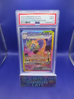 Pokemon Alolan Exeggutor ex #242 PSA 9 Surging Sparks Special Illustration Rare - Image 1