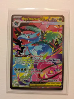 Mega Venusaur ex 177/132 SIR ME01: Mega Evolution Pokemon tcg NM double rare - Image 3