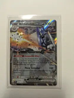 Archaludon ex 130/191 Ultra Rare Holo Surging Sparks Pokemon tcg NM - Image 2