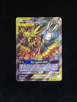 Moltres & Zapdos & Articuno GX SM210 Sun & Moon Black Star Promo Pokemon TCG NM - Image 1