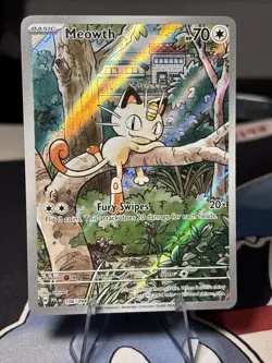 Pokemon TCG: ME02: Phantasmal Flames #106/094 Meowth LP-NM - Image 1
