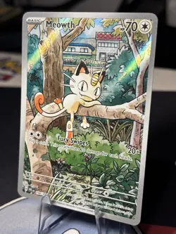 Pokemon TCG: ME02: Phantasmal Flames #106/094 Meowth LP-NM - Image 2