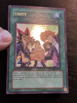 Yu-Gi-Oh! ULTRA RARE HOLO CARD UNITY JUMP-EN006 LP - Image 2