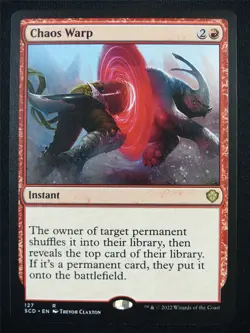 Chaos Warp - SCD - Mtg Card #14R - Image 1