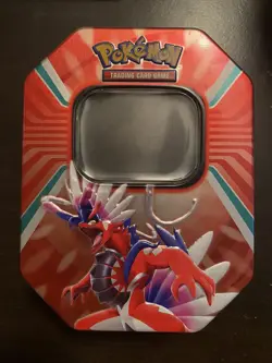 Empty Koraidon Ex Tin - No Packs - Pokemon TCG Card Storage Display - Image 1
