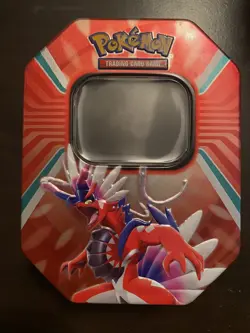 Empty Koraidon Ex Tin - No Packs - Pokemon TCG Card Storage Display - Image 2