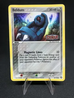 Beldum 45/108 Pokemon Power Keepers Stamped Reverse Holo NM - Image 1