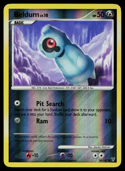 Pokemon Card - Beldum Supreme Victors 90/147 Reverse Holo - Image 1