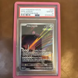 Pokemon TCG Iron Jugulis Paradox Rift Holo Card 216/182 Near Mint Condition - Image 1