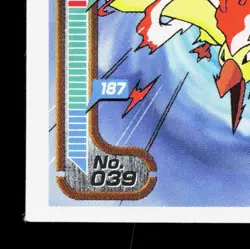 Moltres Amada Sticker Collection Attack Set 1 NM Japanese Pokemon Card TCG - Image 4