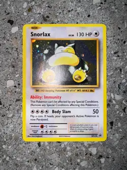 Pokemon TCG Cards Snorlax XY179 Black Star Promo Holo LP - Image 3