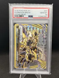 2016 POKEMON XY STEAM SIEGE #87 HYDREIGON BREAK PSA 10 - Image 1