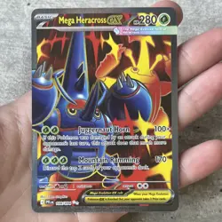 Pokemon TCG Mega Heracross EX 108/094 Ultra Rare Full Art - Near Mint- English - Image 1