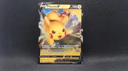PIKACHU V 043/185 HOLO V RARE VIVID VOLTAGE POKEMON NM - Image 1