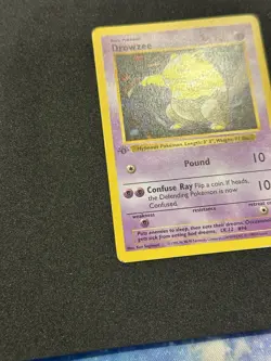 Pokemon Drowzee Common 1st Edition Base Set Shadowless 49/102 LP - Image 5
