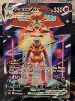 Pokemon - Deoxys VMAX GG45/GG70 Crown Zenith: Galarian Gallery Holo NM - Image 1