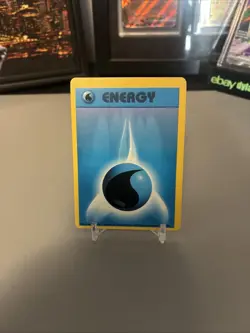 Pokemon Base Set Water Energy 102/102 – Rare Miscut Factory Error 🔥🔥 - Image 1