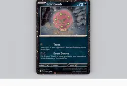 Pokemon TCG Scarlet & Violet Spiritomb 129/198 Cosmos Holo Exclusive Promo NM - Image 1